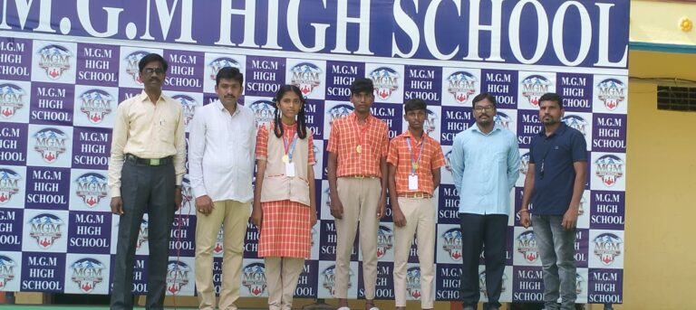 ఉమ్మడి వరంగల్ జిల్లా ఎస్జీఎఫ్ఐ పోటీలలో ఎంజీఎం హై స్కూల్ విద్యార్థుల ఎంపిక