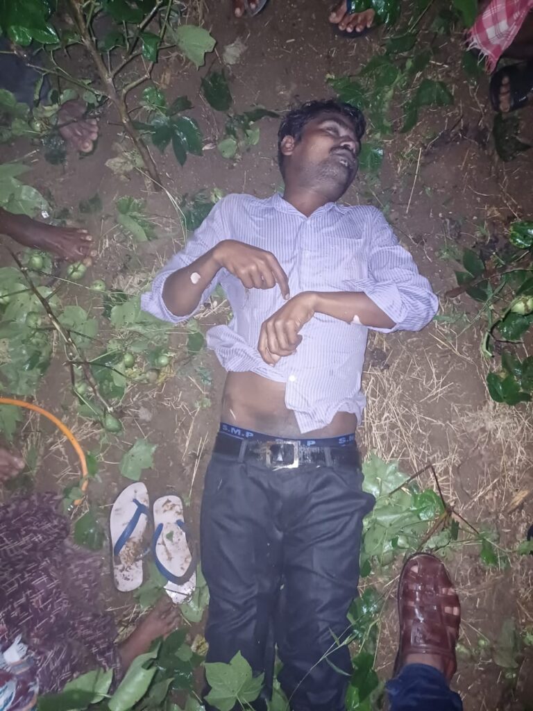 చెన్నారావుపేట మండలంలో   విద్యుత్ షాక్ తో రైతు మృతి